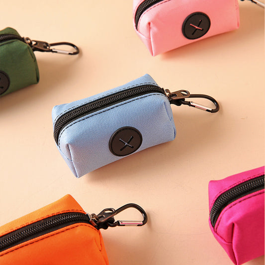 British Paw Dog Poo Bag Dispenser Portable Waste Bag Holder with Leash Clip | Leak Proof Dog Walking Bags | UK Dog Owners Essential