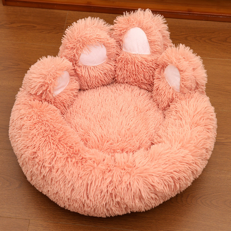 Luxury Calming Dog Bed – Fluffy Plush Pet Bed for Small & Large Dogs | Anti-Anxiety Soft Cushion Sofa (S–XL)
