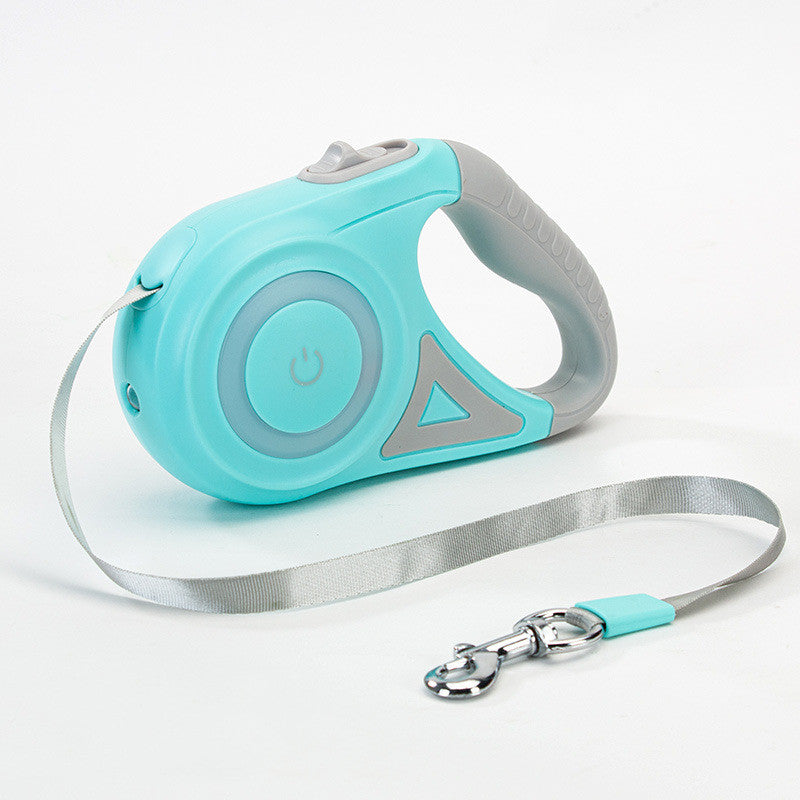 Retractable Dog Leash with Collar  Automatic Extendable Pet Traction Rope with Lock System for Small & Medium Dogs