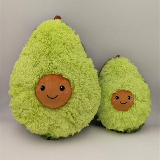 Cute Avocado Plush Toy Pillow  Soft Kawaii Stuffed Cushion for Kids & Room Decor | Gift Idea (20–45cm)