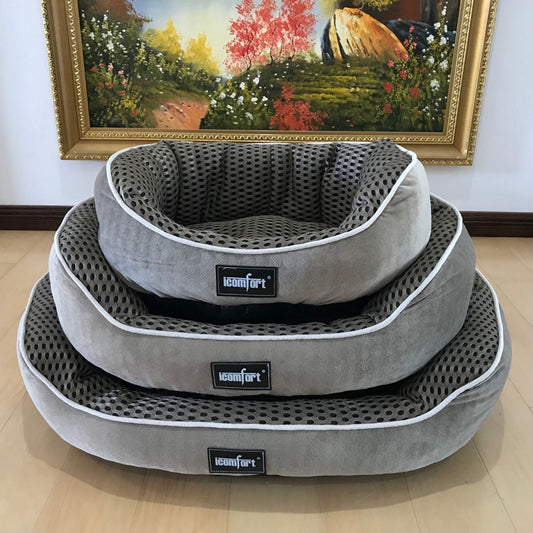 Cooling Dog Bed Mat Breathable Summer Pet Bed for Dogs & Cats | Anti-Heat Soft Kennel Cushion (S–L)