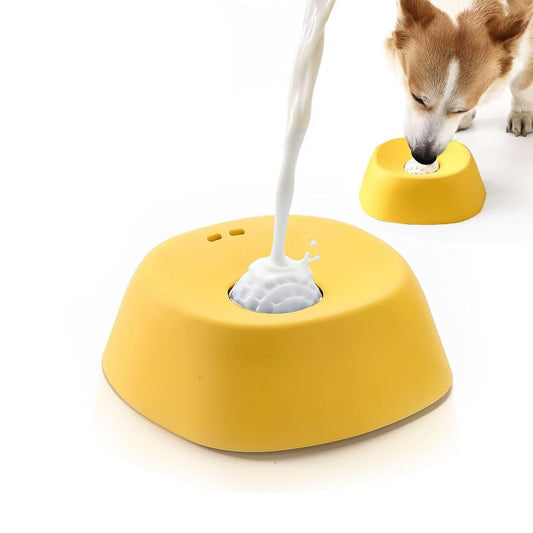 Dog Licking Mat Bowl Slow Feeder & Anxiety Relief Pet Feeding Tool | Non-Slip Suction Cup Treat Dispenser