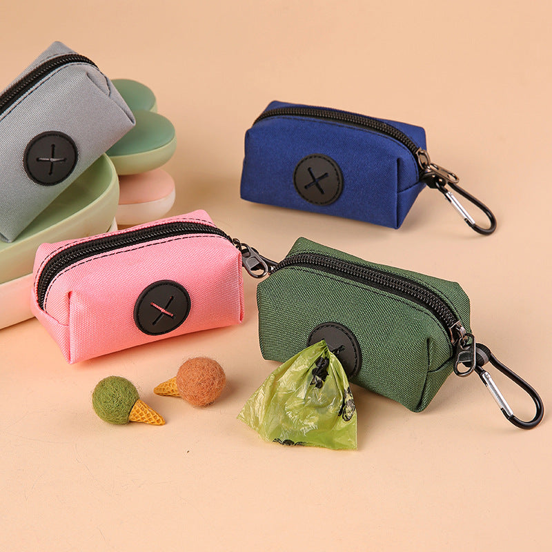 British Paw Dog Poo Bag Dispenser  Portable Waste Bag Holder with Leash Clip | Leak Proof Dog Walking Bags | UK Dog Owners Essential