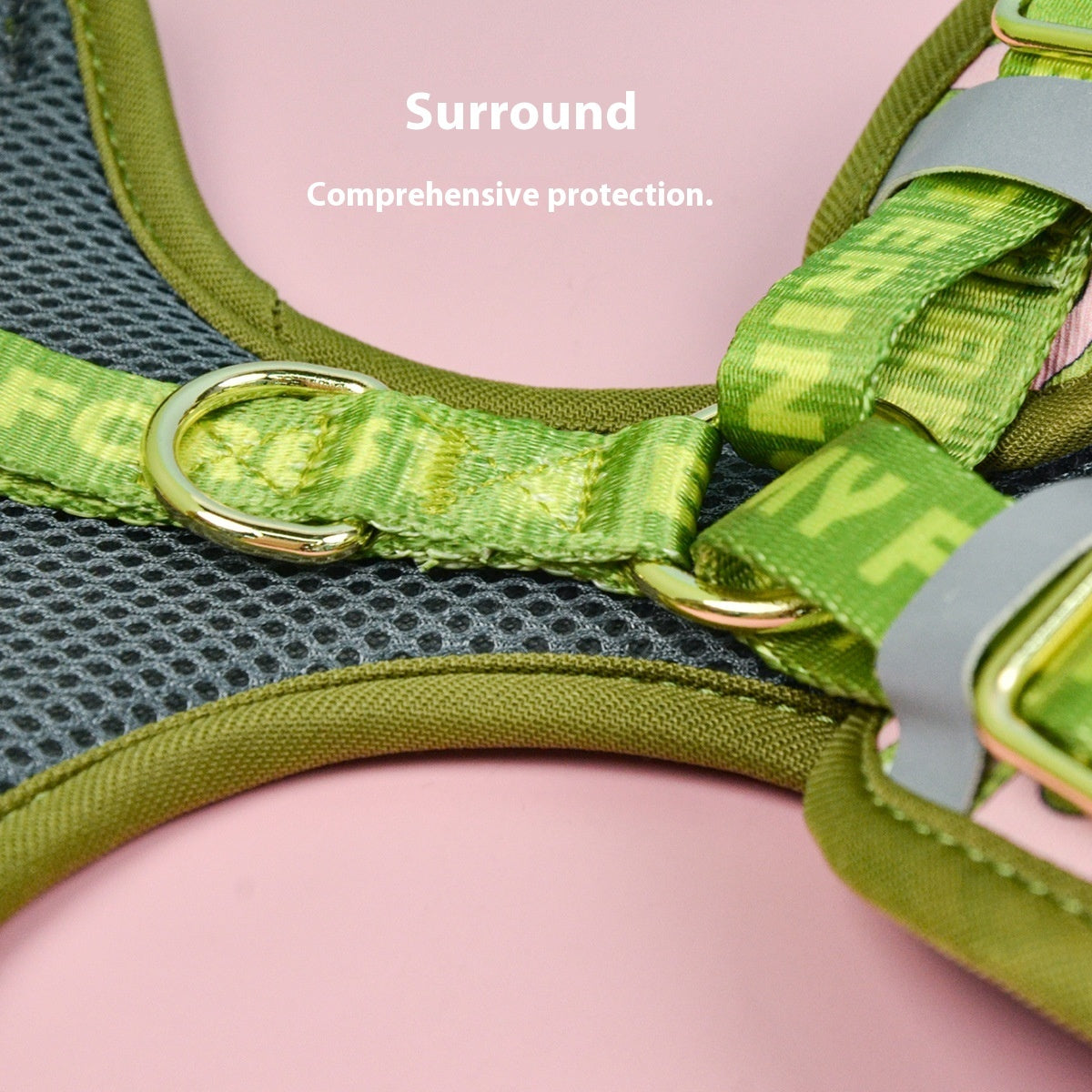 Adjustable Dog Harness  Breathable No-Pull Safety Vest for Small & Large Dogs | Comfortable Pet Chest Strap