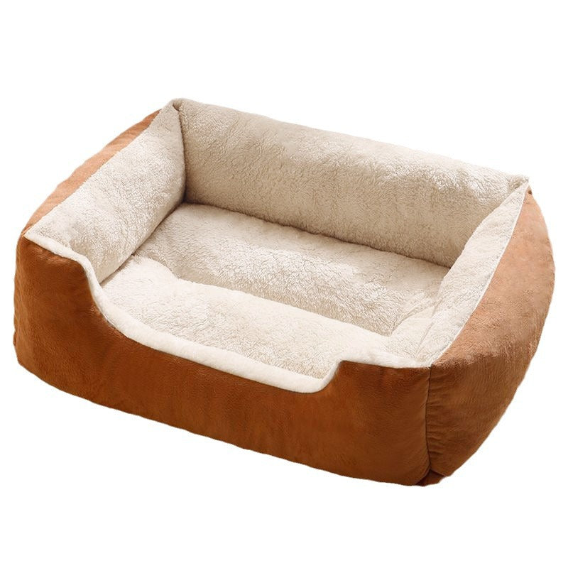 Soft Plush Pet Bed Mat Warm Cushion for Cats & Dogs | Washable Cozy Sleeping Bed (S–XXL)
