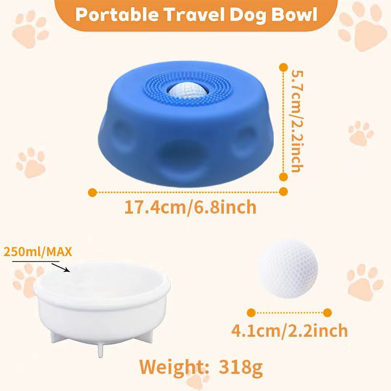 Dog Licking Mat Bowl Slow Feeder & Anxiety Relief Pet Feeding Tool | Non-Slip Suction Cup Treat Dispenser
