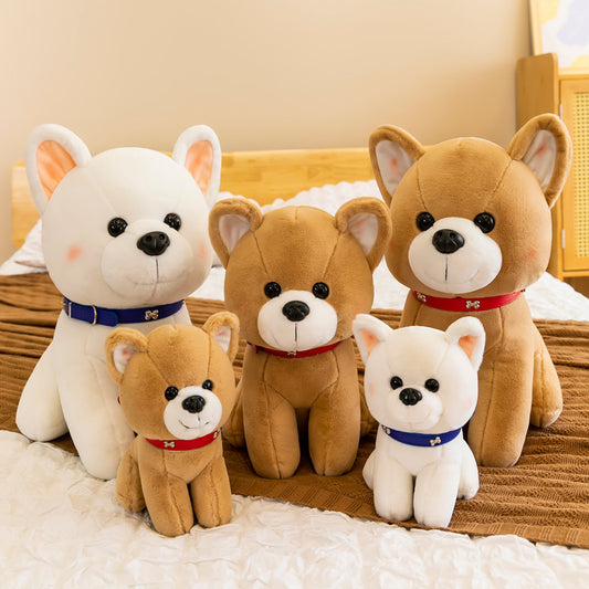 Cute Puppy Plush Toy  Soft Stuffed Dog Doll for Kids & Gifts | Kawaii Cuddle Pillow (25–50cm)