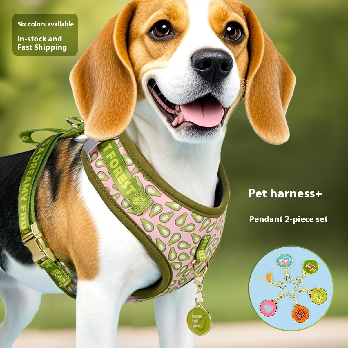 Adjustable Dog Harness  Breathable No-Pull Safety Vest for Small & Large Dogs | Comfortable Pet Chest Strap