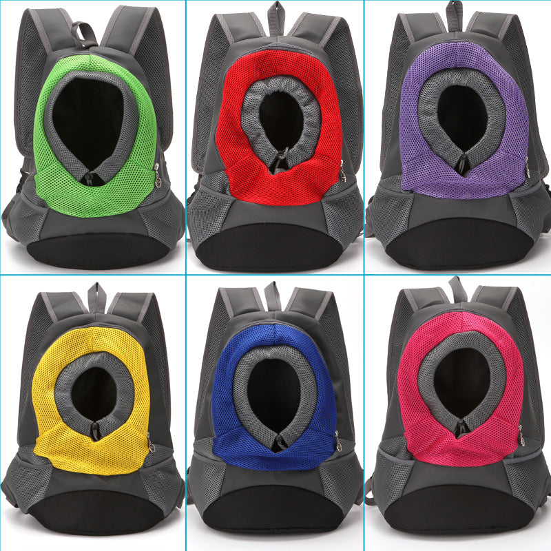 Dog Backpack Carrier Portable Pet Travel Bag for Small & Medium Dogs | Comfortable Outdoor Pet Backpack for Walking & Outing