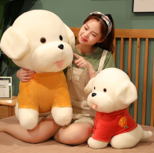 Cute Simulation Dog Plush Toy Soft Realistic Stuffed Puppy Doll for Kids & Gifts | Cuddly Pet Plush (25–70cm)