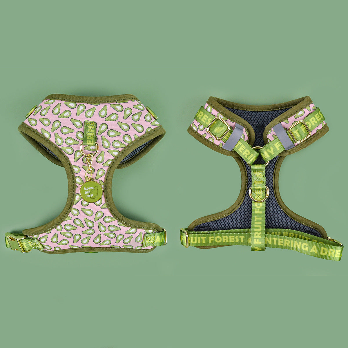 Adjustable Dog Harness  Breathable No-Pull Safety Vest for Small & Large Dogs | Comfortable Pet Chest Strap