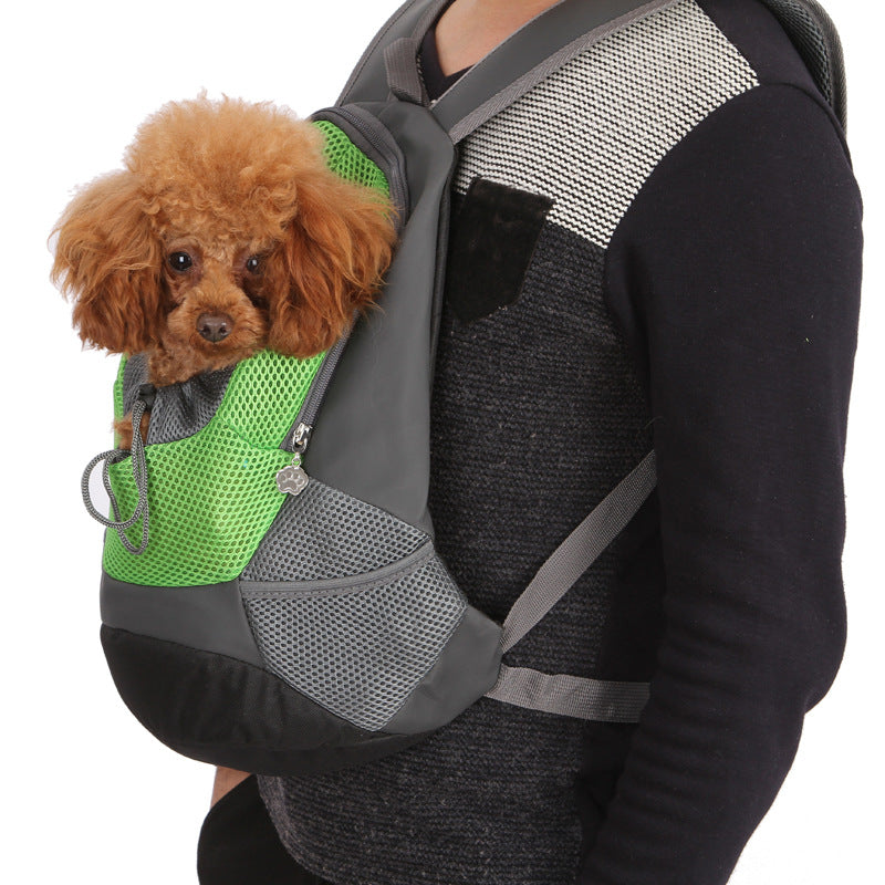 Dog Backpack Carrier Portable Pet Travel Bag for Small & Medium Dogs | Comfortable Outdoor Pet Backpack for Walking & Outing
