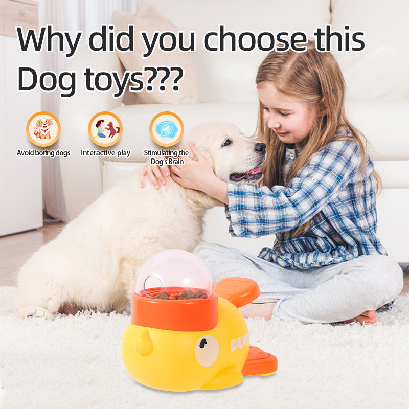 Dog Puzzle Feeder Toy  Interactive Slow Feeder Treat Dispenser | Anti-Boredom Training Toy for Dogs (Duck Design)