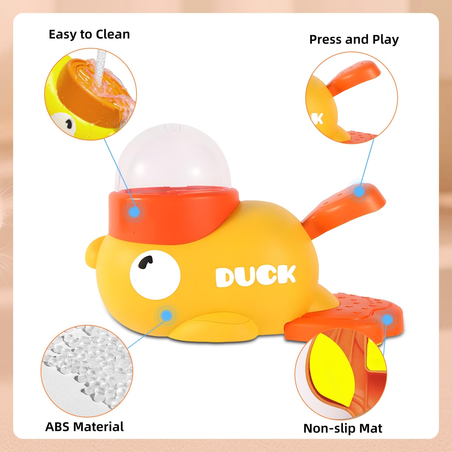 Dog Puzzle Feeder Toy Interactive Slow Feeder Treat Dispenser | Anti-Boredom Training Toy for Dogs (Duck Design)