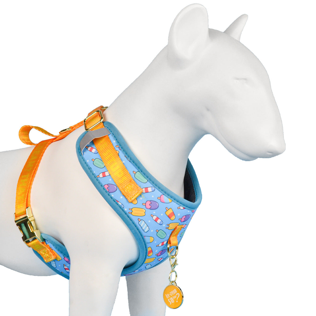 Adjustable Dog Harness  Breathable No-Pull Safety Vest for Small & Large Dogs | Comfortable Pet Chest Strap