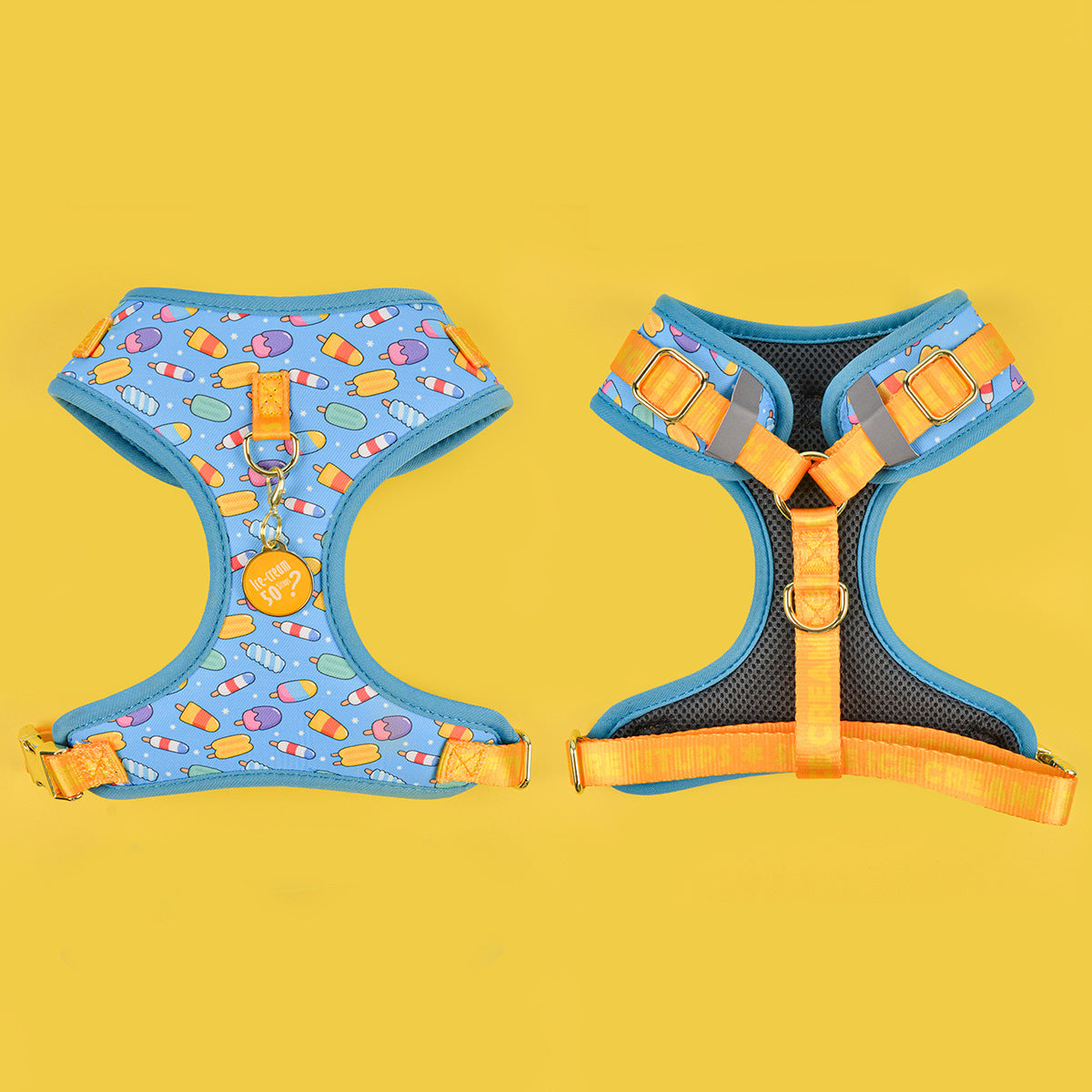 Adjustable Dog Harness  Breathable No-Pull Safety Vest for Small & Large Dogs | Comfortable Pet Chest Strap