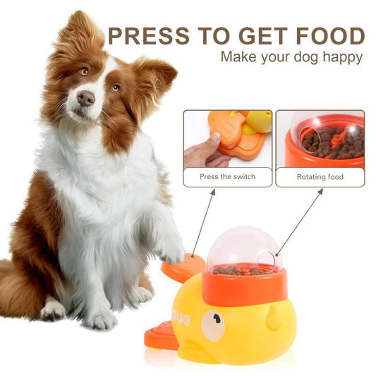 Dog Puzzle Feeder Toy  Interactive Slow Feeder Treat Dispenser | Anti-Boredom Training Toy for Dogs (Duck Design)
