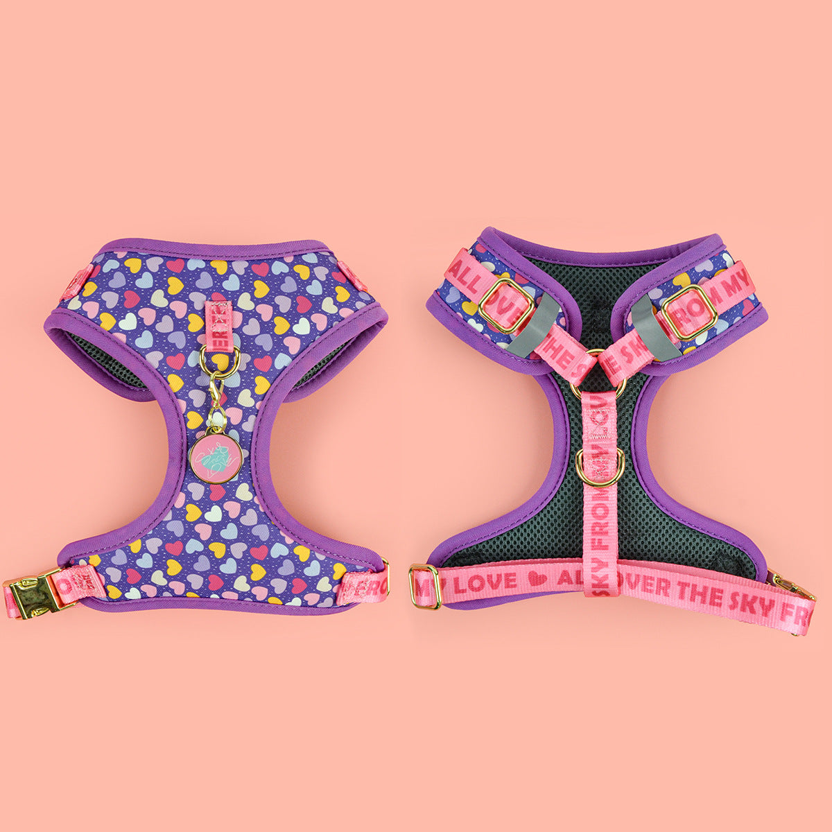 Adjustable Dog Harness  Breathable No-Pull Safety Vest for Small & Large Dogs | Comfortable Pet Chest Strap