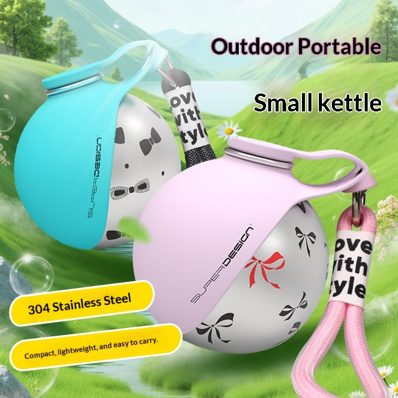 Portable Dog Water Bottle with Waste Bag Dispenser – Stainless Steel Pet Travel Drinking Cup for Walking, Hiking & Outdoor Use
