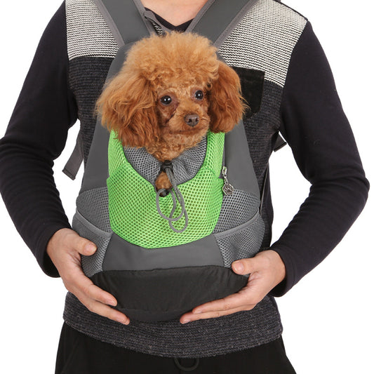 Dog Backpack Carrier Portable Pet Travel Bag for Small & Medium Dogs | Comfortable Outdoor Pet Backpack for Walking & Outing